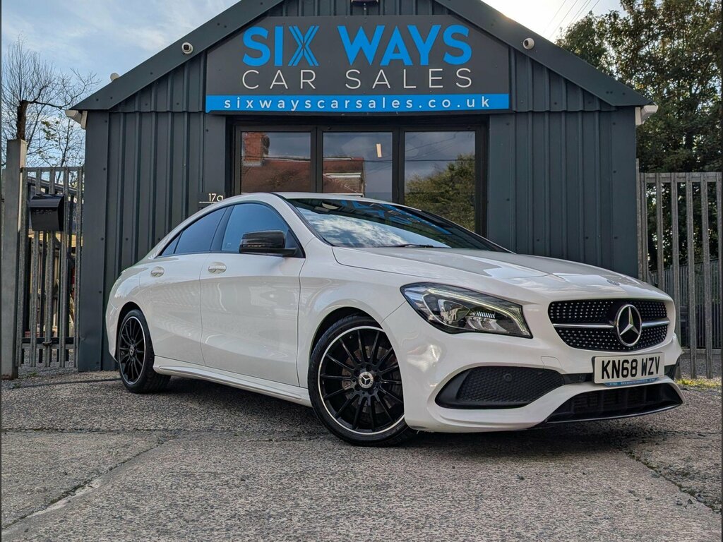 Mercedes-Benz CLA Class 2.1 Cla220d Amg Line Night Edition Coupe 7G-dct Eu White #3