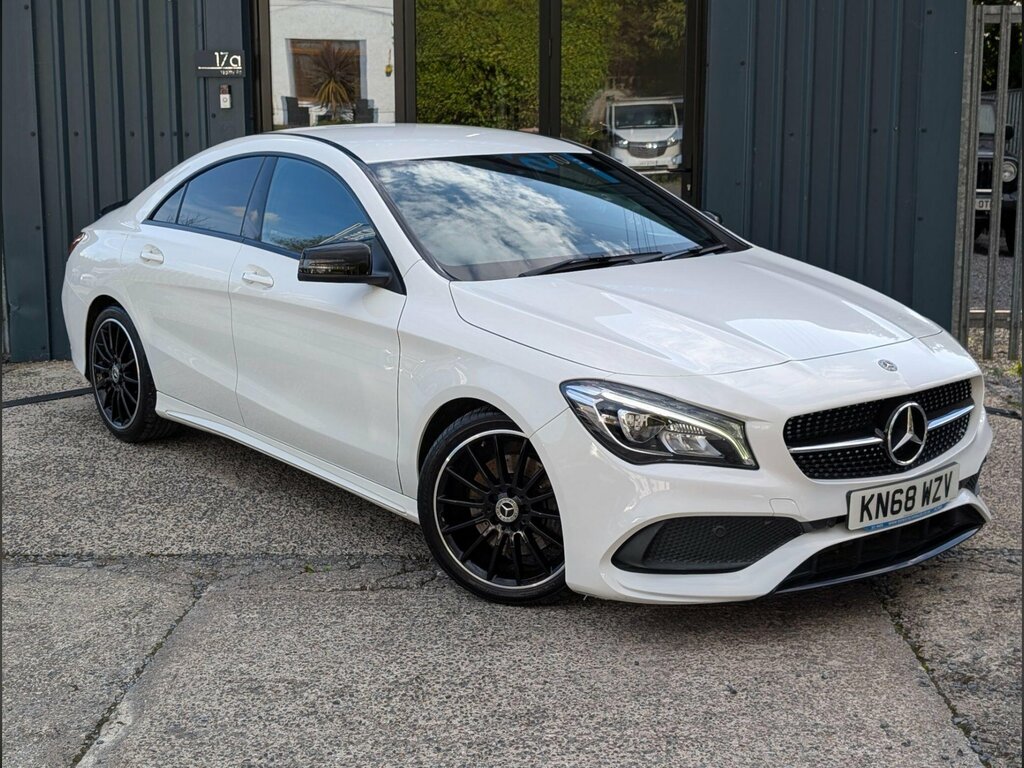 Mercedes-Benz CLA Class 2.1 Cla220d Amg Line Night Edition Coupe 7G-dct Eu White #2