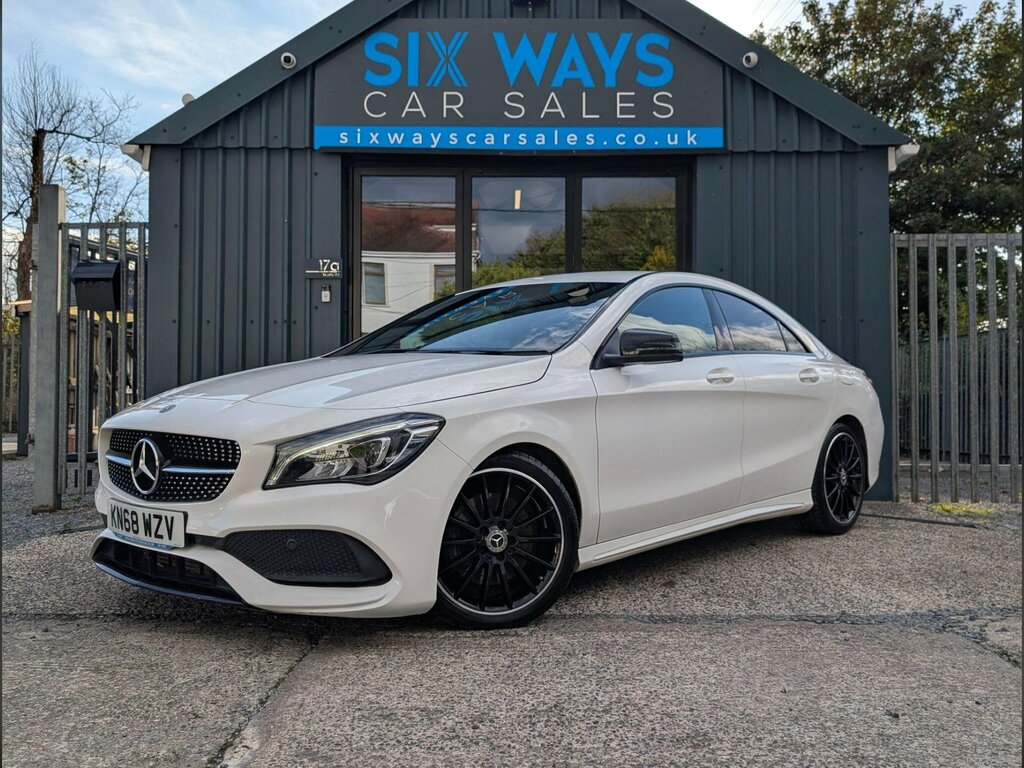 Mercedes-Benz CLA Class 2.1 Cla220d Amg Line Night Edition Coupe 7G-dct Eu White #6
