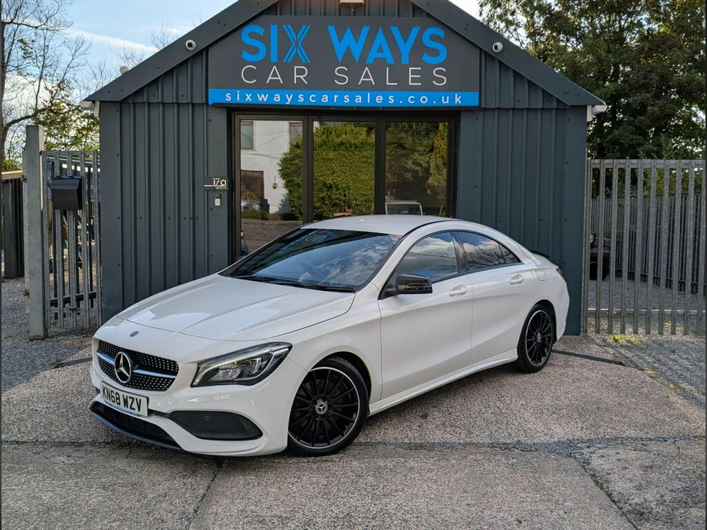 Mercedes-Benz CLA Class 2.1 Cla220d Amg Line Night Edition Coupe 7G-dct Eu White #4