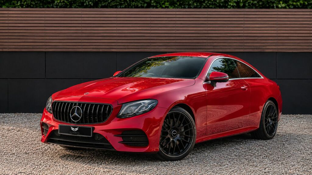 Mercedes-Benz E Class 2019 2.0 E300 Gpf Amg Line Coupe G-tron Red