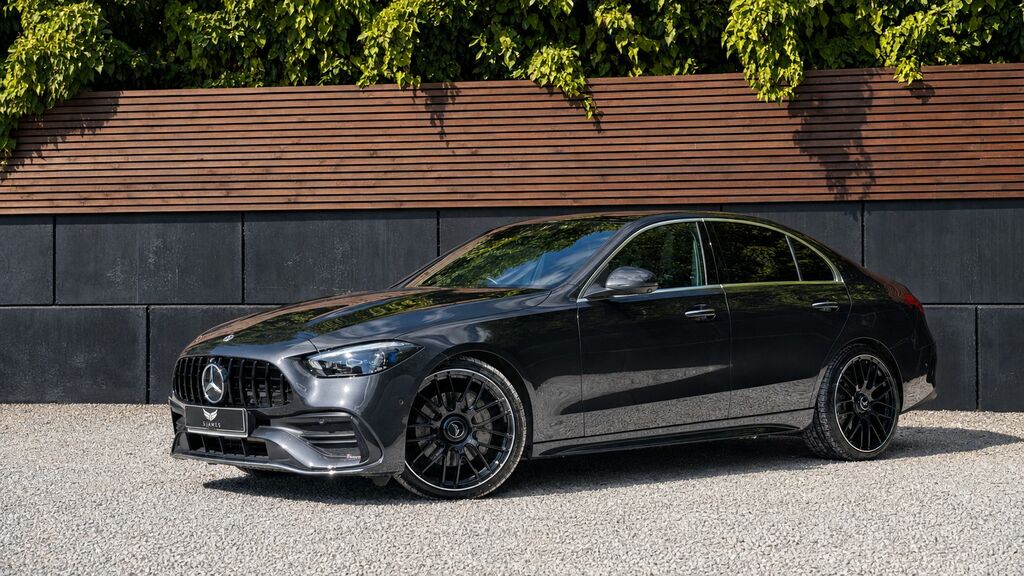 Mercedes-Benz C Class 2022 2.0 C300h Mhev Amg Line Saloon Hyb Grey #2
