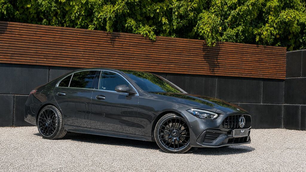 Mercedes-Benz C Class 2022 2.0 C300h Mhev Amg Line Saloon Hyb Grey #4