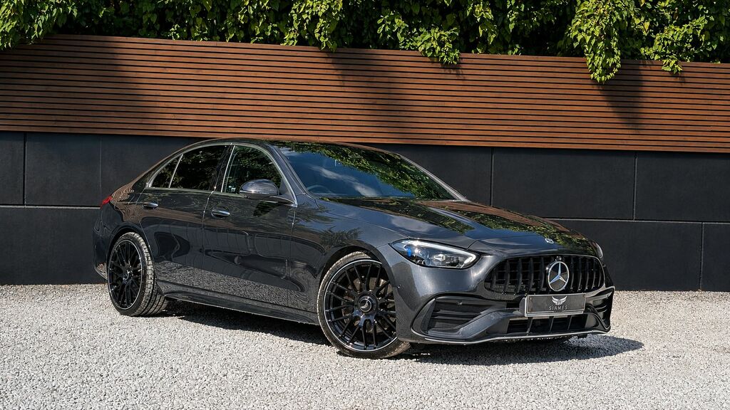 Mercedes-Benz C Class 2022 2.0 C300h Mhev Amg Line Saloon Hyb Grey #3