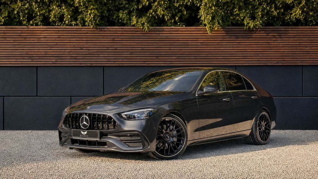 Mercedes-Benz C Class 2022 2.0 C300h Mhev Amg Line Saloon Hyb Grey