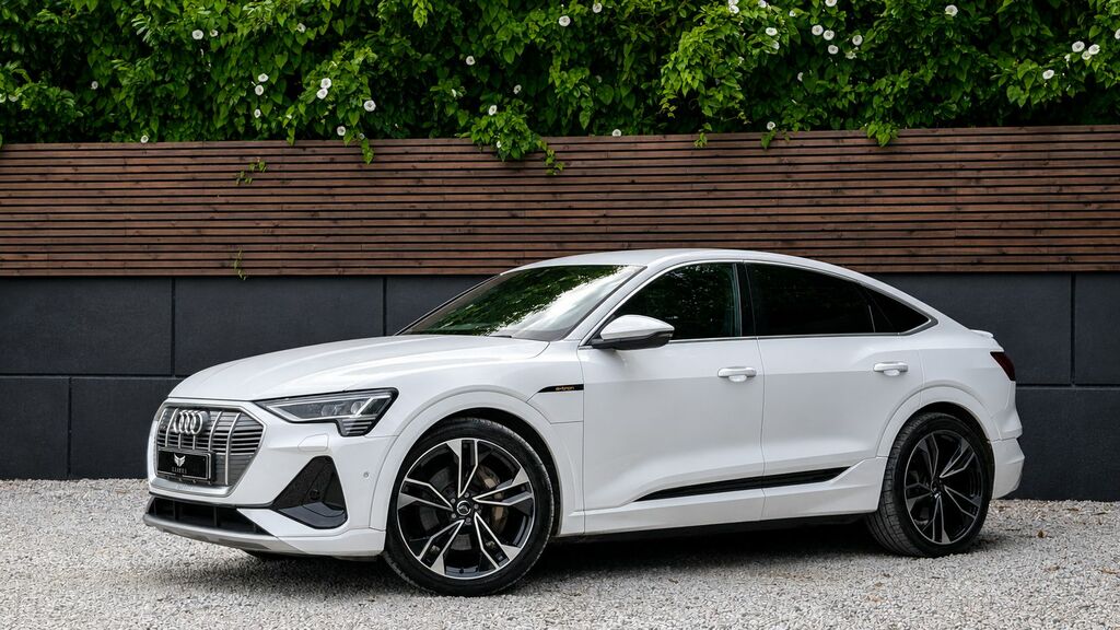 Audi E-tron 2020 55 S Line Sportback Quattro White #2