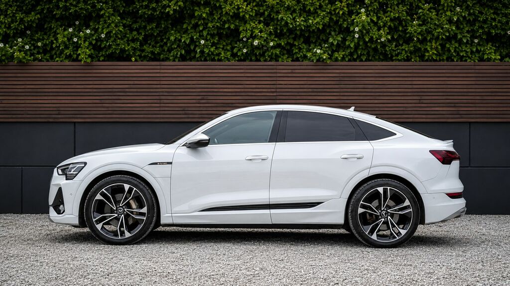 Audi E-tron 2020 55 S Line Sportback Quattro White #4