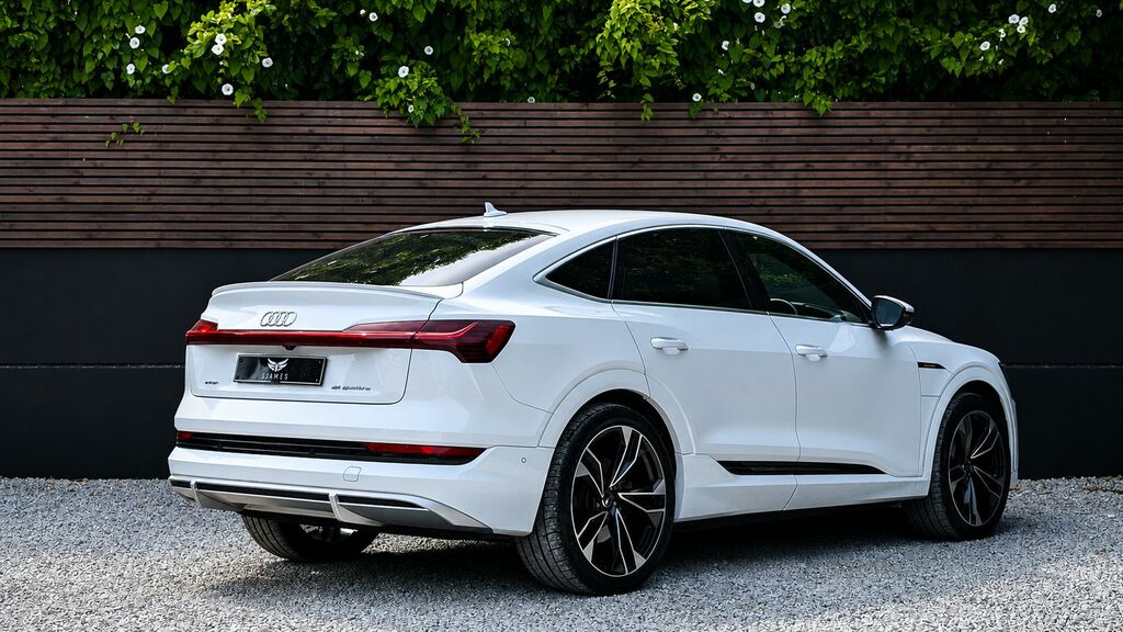 Audi E-tron 2020 55 S Line Sportback Quattro White #5