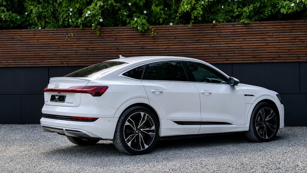 Audi E-tron 2020 55 S Line Sportback Quattro White #6