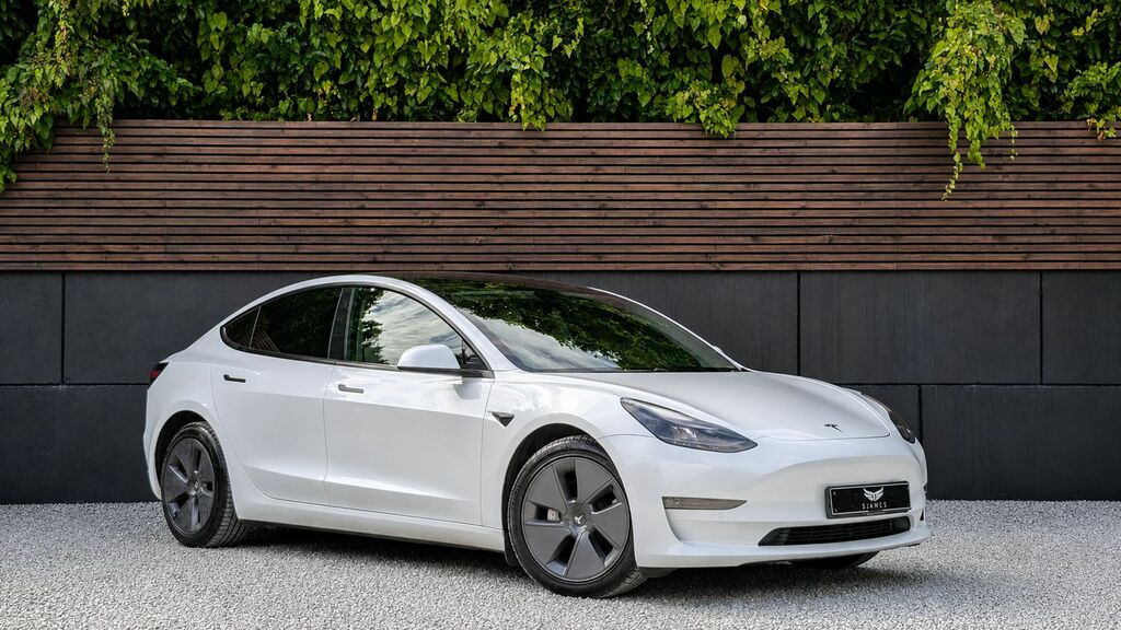 Tesla Model 3 2021 Dual Motor Long Range Saloon A White #3