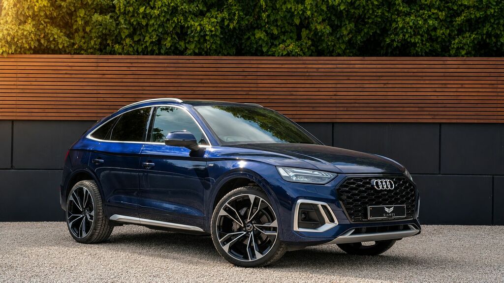 Audi Q5 2021 2.0 Tfsi 45 S Line Sportback S Tro Blue #3