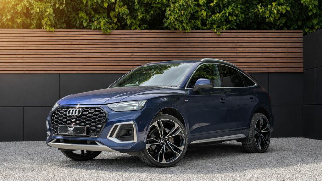 Audi Q5 2021 2.0 Tfsi 45 S Line Sportback S Tro Blue