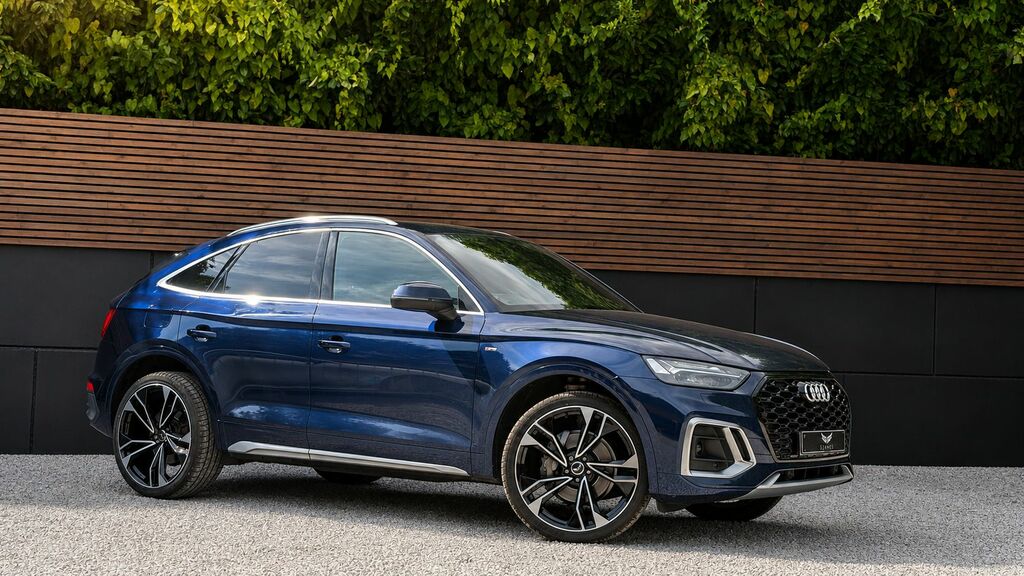 Audi Q5 2021 2.0 Tfsi 45 S Line Sportback S Tro Blue #4