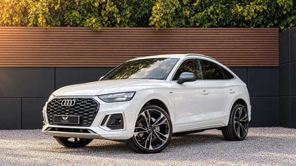 Audi Q5 2021 2.0 Tfsi 45 S Line Sportback S Tro White