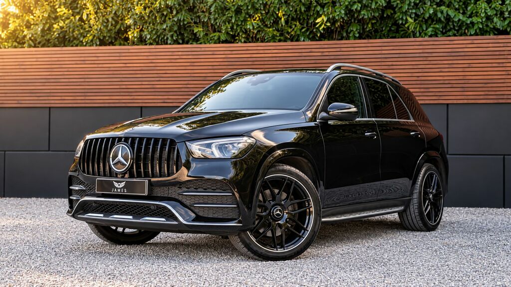 Mercedes-Benz GLE Class 2022 2.0 Gle350de 31.2Kwh Amg Line Suv Black #2