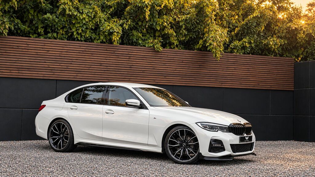 BMW 3 Series 2020 2.0 320D Mht M Sport Saloon Hybrid White #4