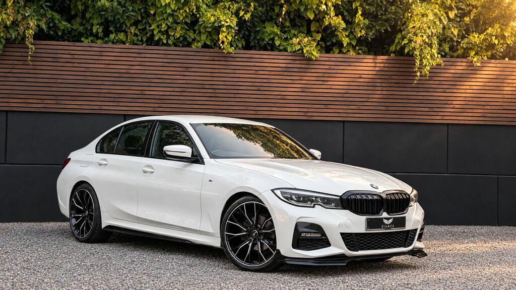 BMW 3 Series 2020 2.0 320D Mht M Sport Saloon Hybrid White #3