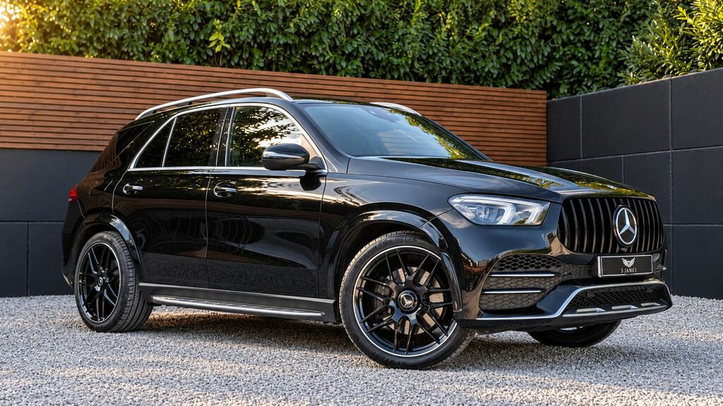 Mercedes-Benz GLE Class 2022 2.9 Gle400d Amg Line Premium Suv Black #4