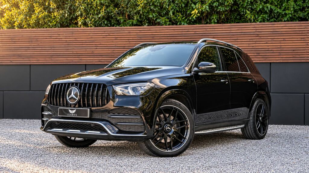 Mercedes-Benz GLE Class 2022 2.9 Gle400d Amg Line Premium Suv Black #2