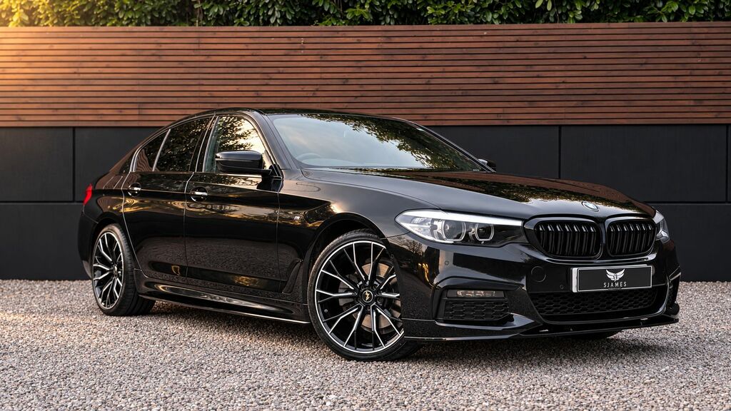 BMW 5 Series 2019 2.0 530I Gpf M Sport Saloon E Black #4