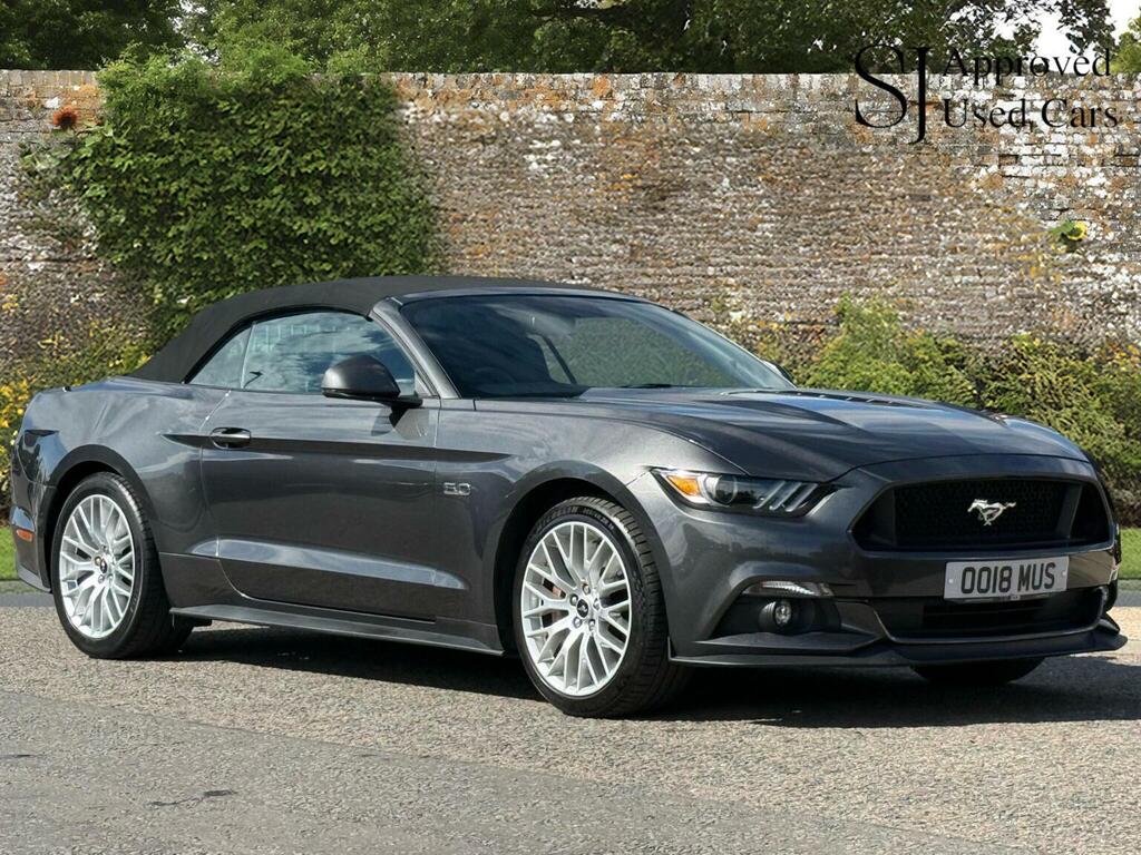 Ford Mustang Convertible 5.0 V8 Gt Euro 6 201818 Grey #3