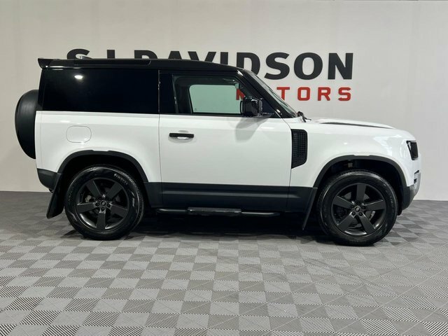 Land Rover Defender 90 2021 3.0 D200 Mhev Hard Top Suv 4W White #6