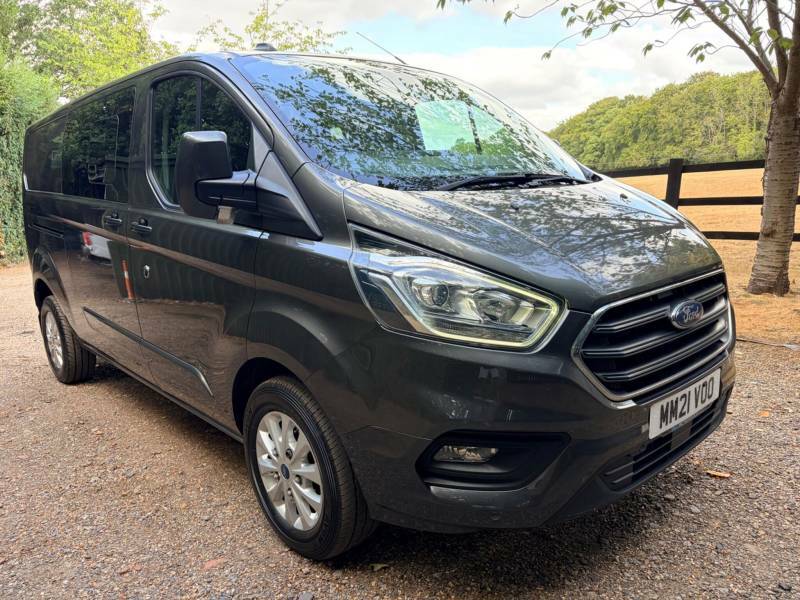 Ford Transit Custom 2.0 320 Ecoblue Limited Crew Van L2 H1 Euro 6 Ss MM21VOO Grey