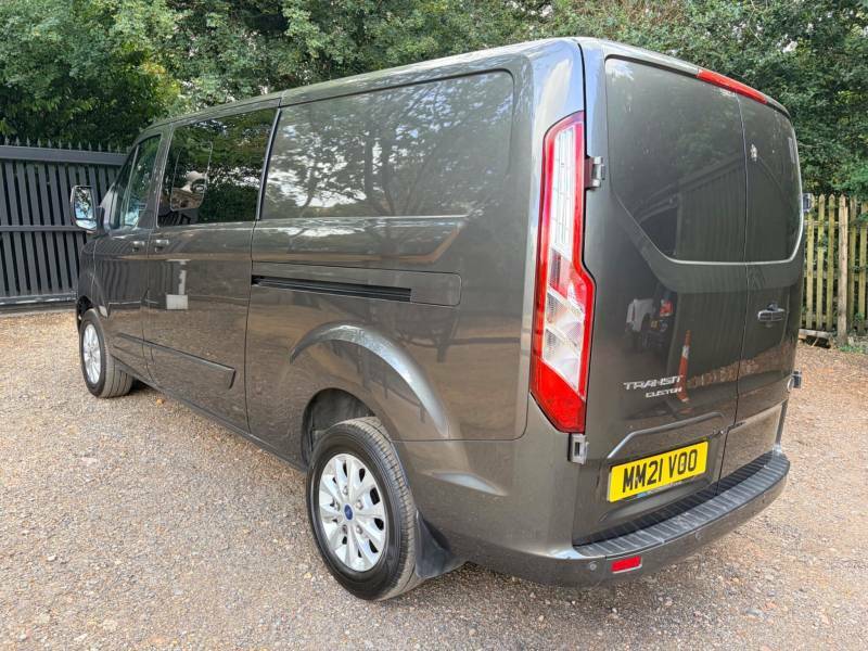 Ford Transit Custom 2.0 320 Ecoblue Limited Crew Van L2 H1 Euro 6 Ss MM21VOO Grey #5