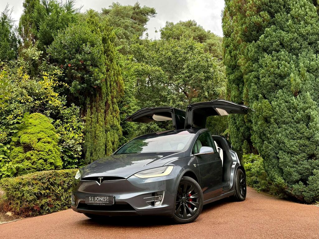 Tesla Model X Performance Ludicrous Plus Full Self Driving Upgra Grey #5