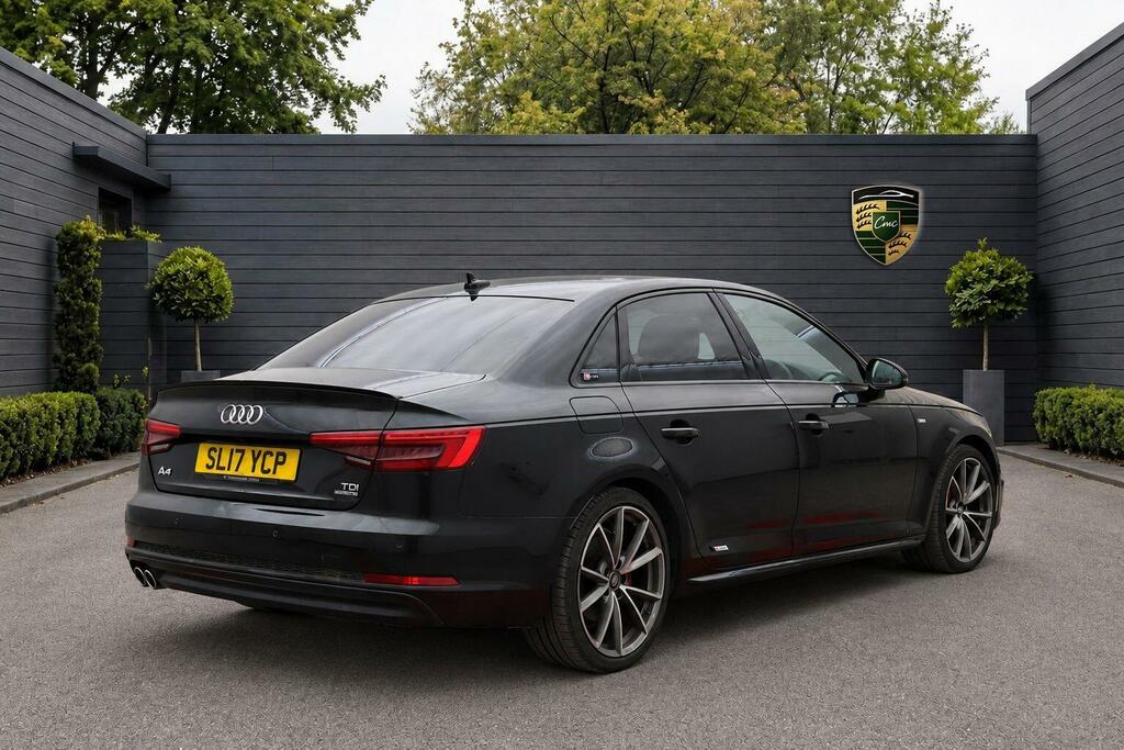 Audi A4 2.0 Tdi S Line S Tronic Quattro Euro 6 Ss Black #4