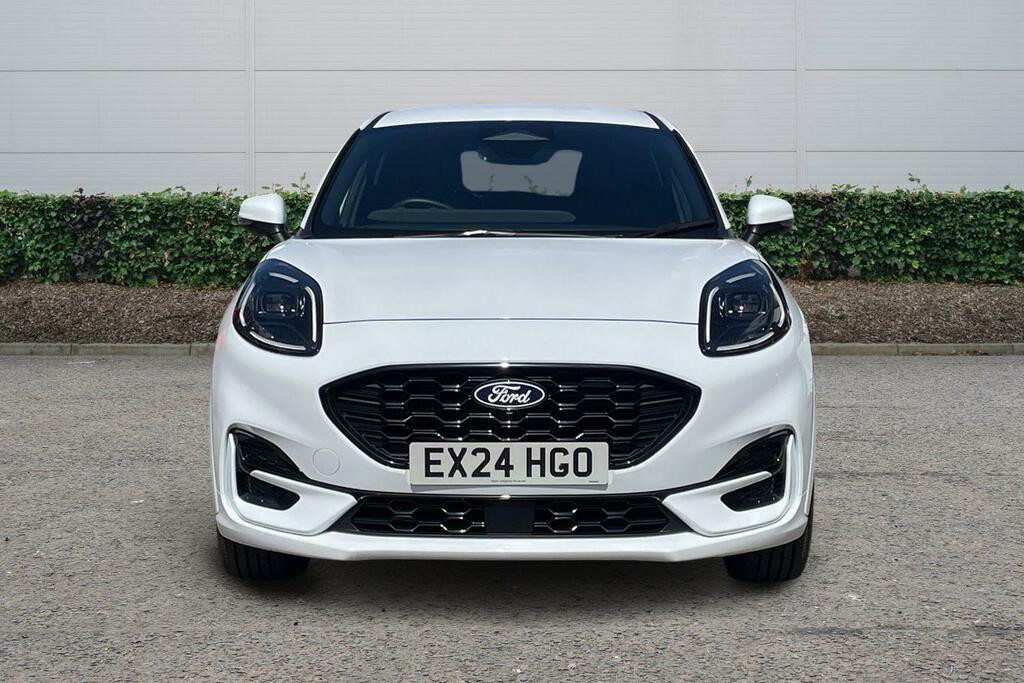 Ford Puma Ford Puma Hatchback 1.0 Ecoboost Hybrid Mhev St-li White #4