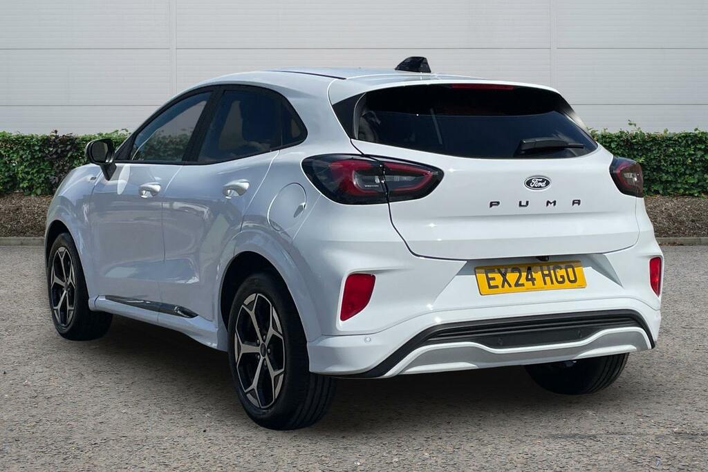 Ford Puma Ford Puma Hatchback 1.0 Ecoboost Hybrid Mhev St-li White #2