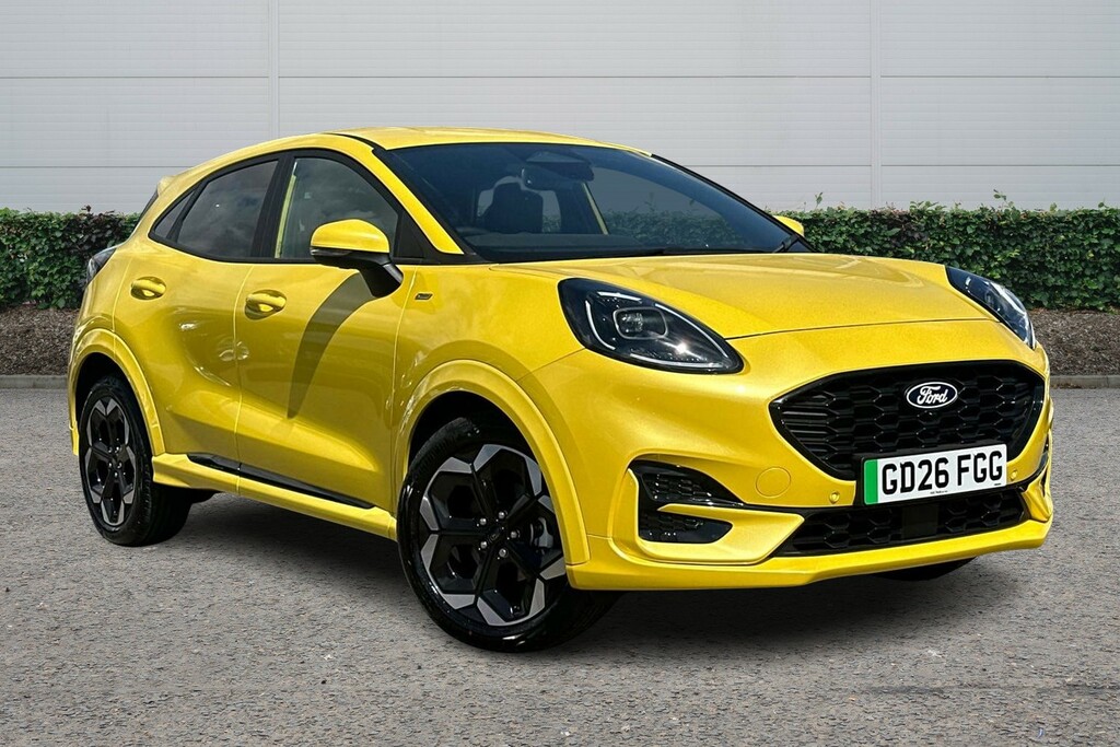 Ford Puma Ford Puma Hatchback 1.0 Ecoboost Hybrid Mhev St-li Yellow