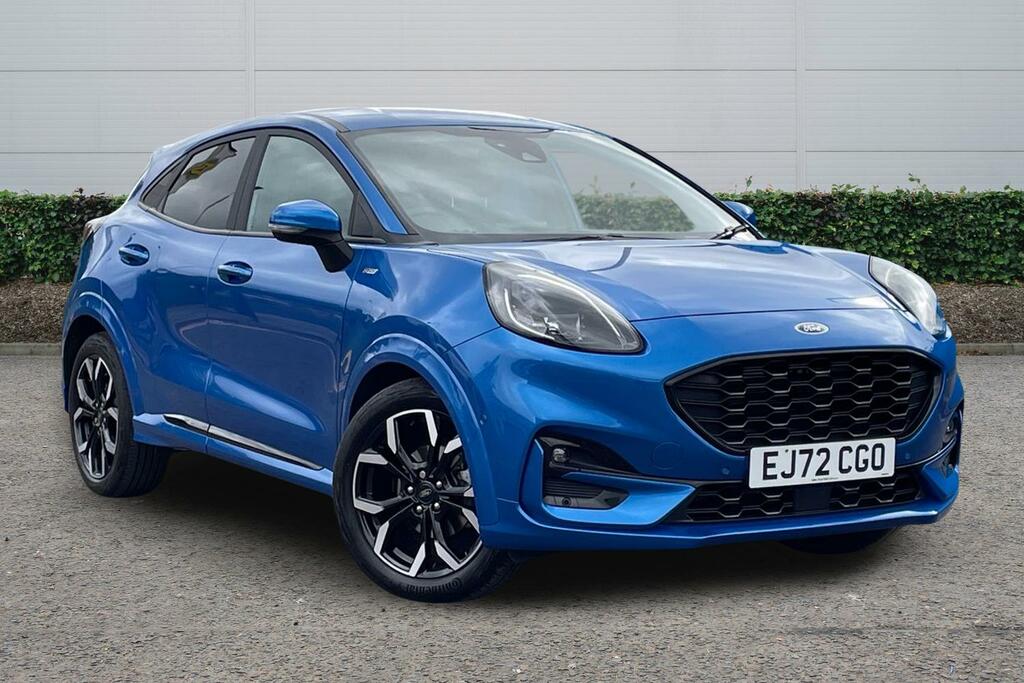 Ford Puma Ford Puma Hatchback 1.0 Ecoboost Hybrid Mhev 155 S Blue