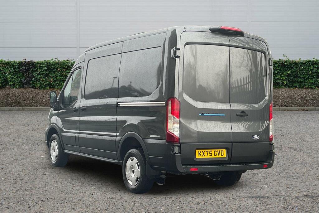 Ford Transit Custom Ford E-transit 390 L2 Rwd 135Kw 68Kwh H2 Trend Van KX75GVD Grey #2