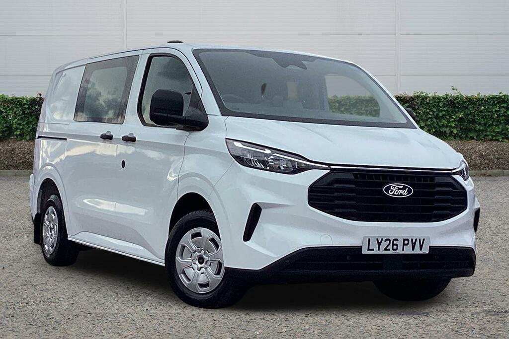 Ford Transit Custom 320 Limited L1 Swb Double Cab In Van Fwd 2.0 Ecobl Silver #1