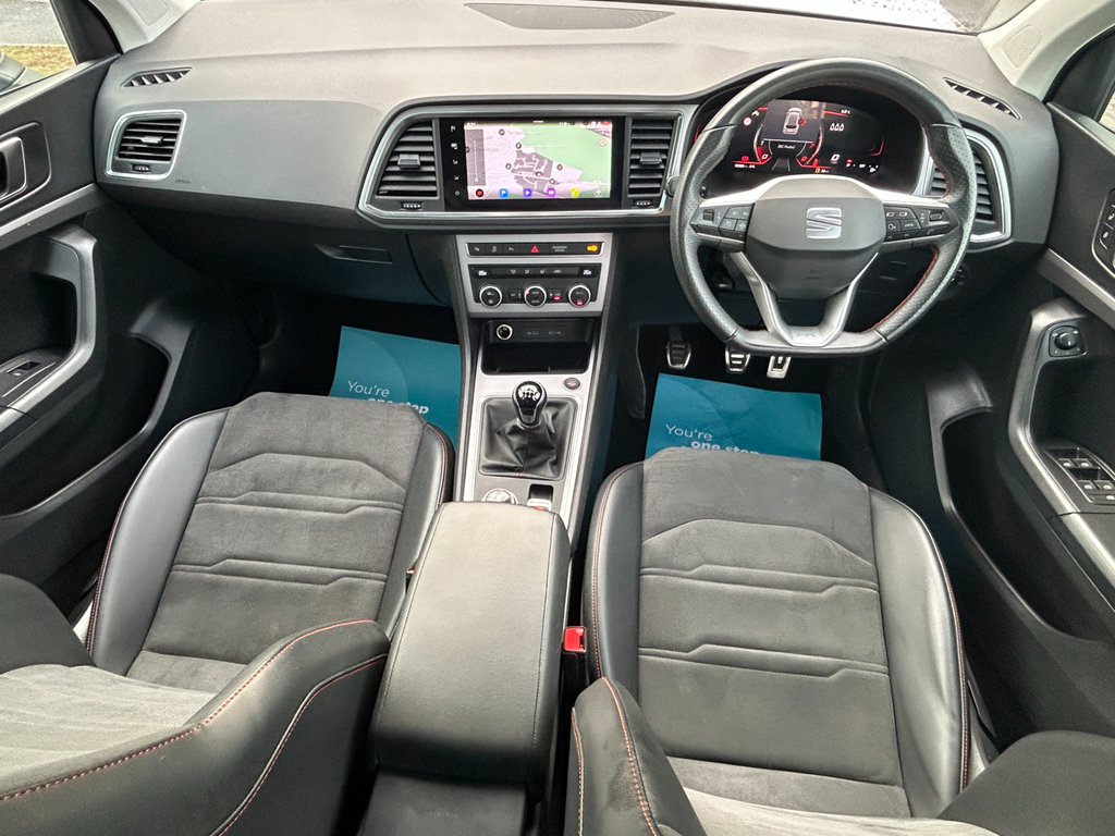 Seat Ateca 1.5 Tsi Evo Fr Black Edition Suv Dsg White #8