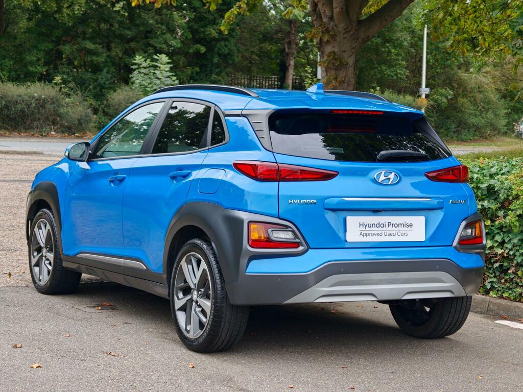 Hyundai Kona 1.0 T-gdi Premium Euro 6 Ss Blue #3
