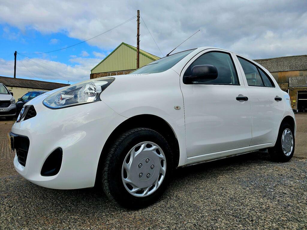 Nissan Micra 1.2 Visia Euro 5 White #4