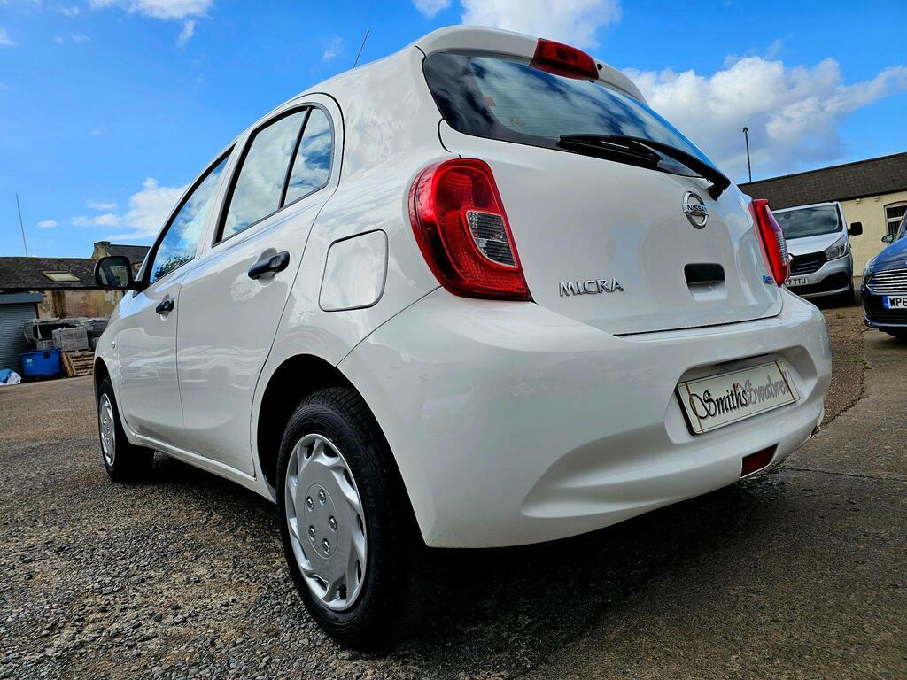 Nissan Micra 1.2 Visia Euro 5 White #3