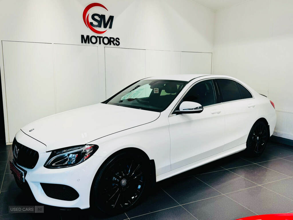 Mercedes-Benz C Class C220d Amg Line White
