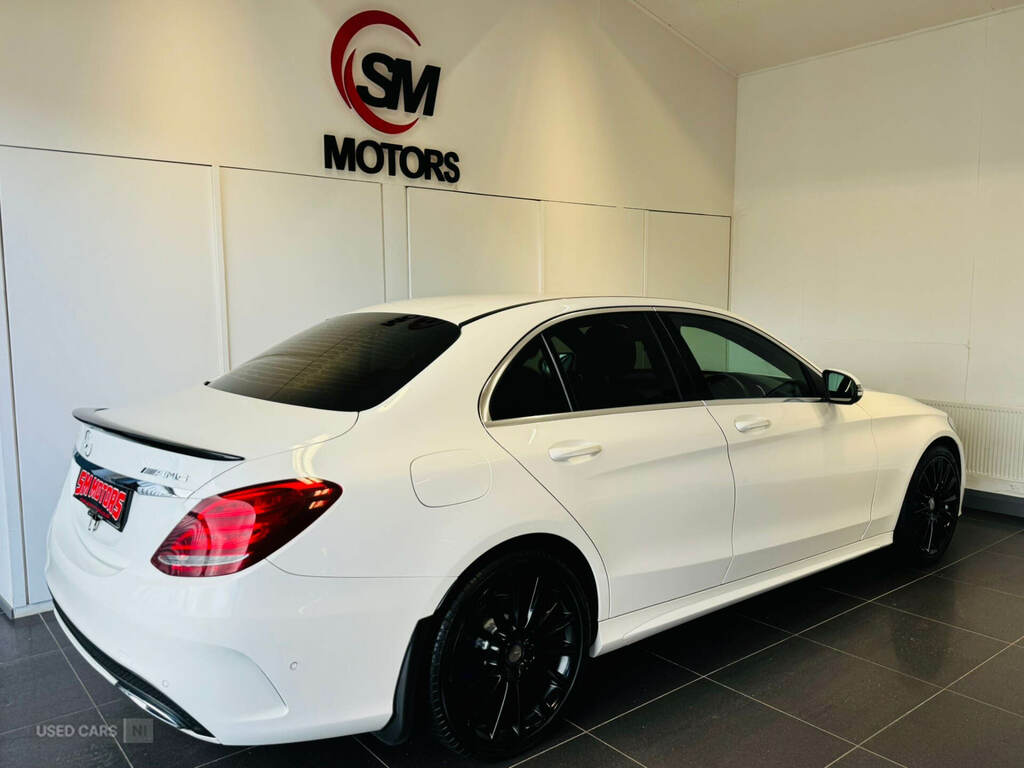 Mercedes-Benz C Class C220d Amg Line White #3