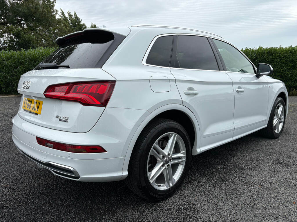 Audi Q5 40 Tdi Quattro S ET68JCV White #5