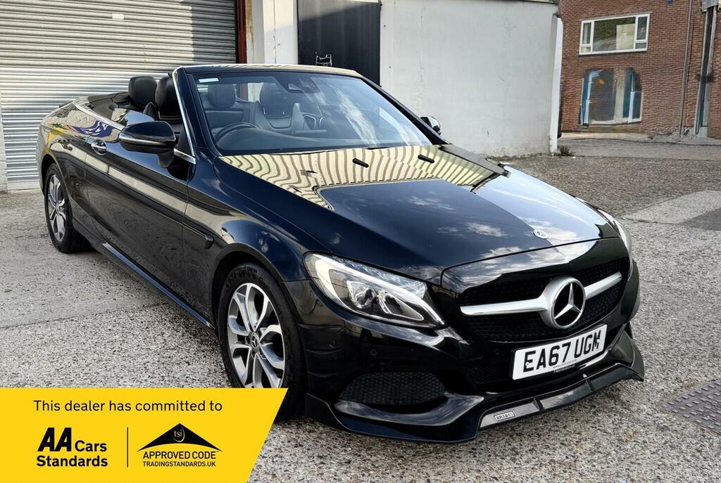 Mercedes-Benz C Class 2.1 C220d Sport Cabriolet G-tronic 4Matic Euro 6 Black