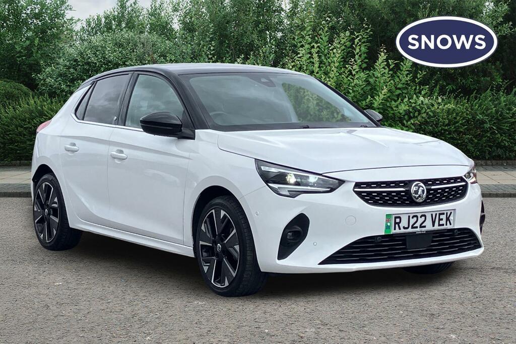 Vauxhall Corsa-e 50Kwh Elite Premium RJ22VEK White