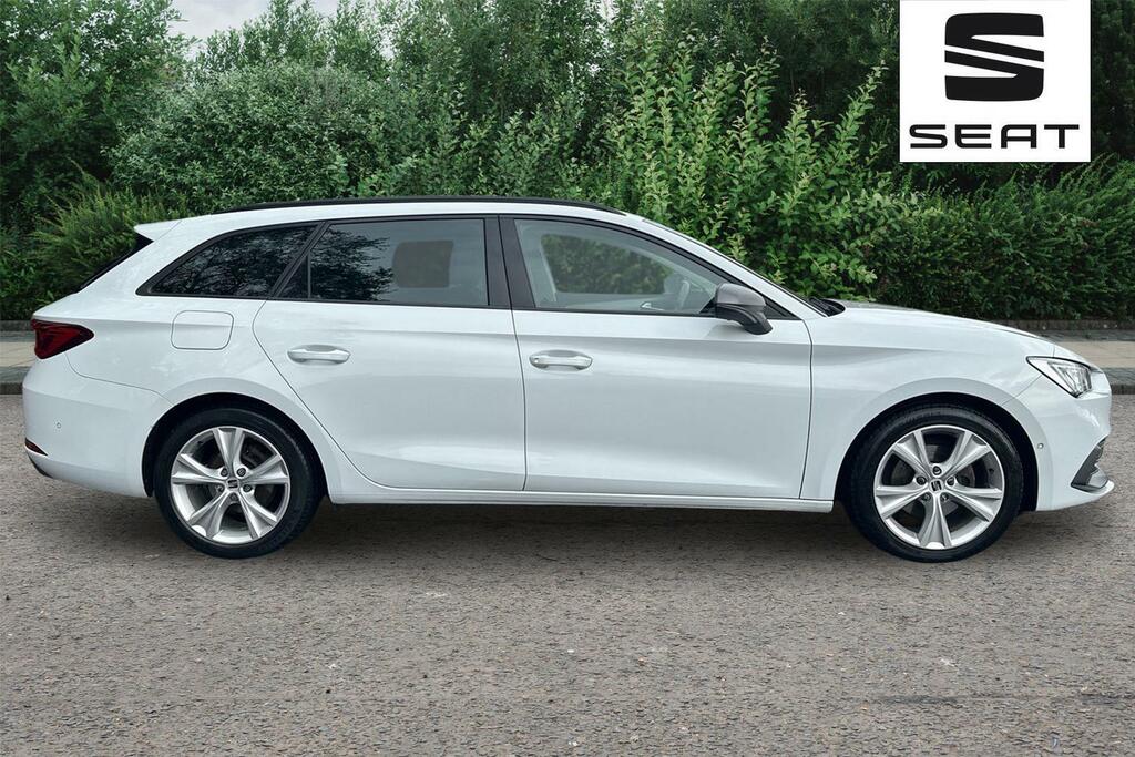 Seat Leon 1.5 Etsi 150 Fr Dsg White #4