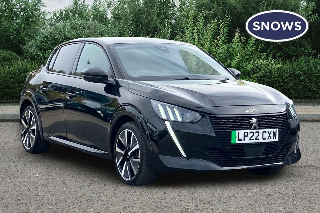 Peugeot e-208 50Kwh Gt Premium 7Kw Charger Black