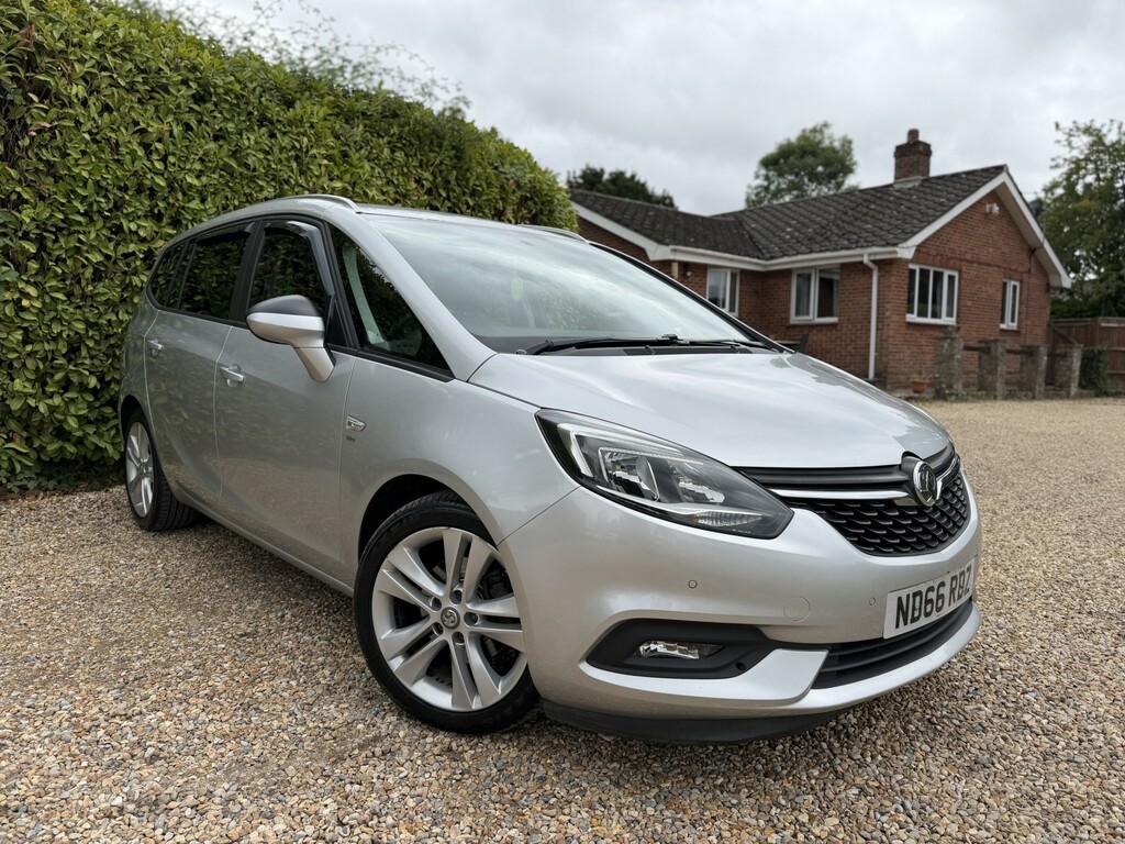 Vauxhall Zafira Tourer Mpv 1.4 I Turbo Sri 201766 Silver #2