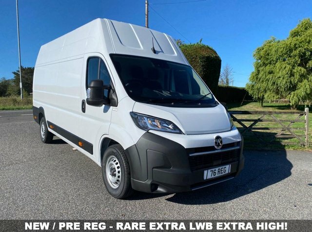 Vauxhall Movano 3500 Prime L4 H3 Ex Lwb Extra High 2.0 Td 140Ps A White
