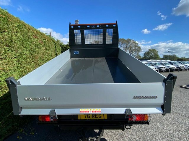 Vauxhall Movano 3500 Prime L2 Single Cab Tipper 2.0 Bi Turbo 140Ps Black #5